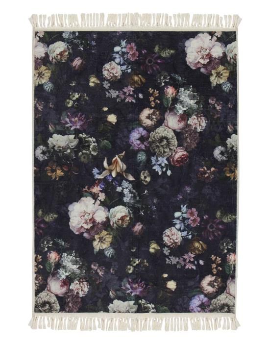 Fleur Nightblue Teppich 180 x 240 cm
