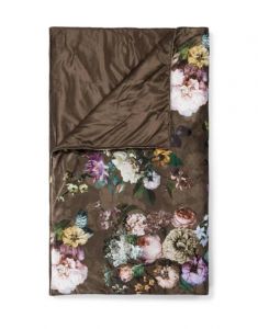 ESSENZA Fleur Chocolate Plaid 135 x 170 cm