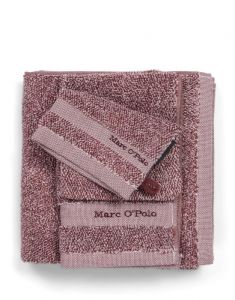 Marc O'Polo Melange Aubergine / Lavender Mist Handtuch 50 x 100 cm