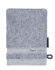 Marc O'Polo Melange Smoke Blue / Off White Waschhandschuhe 16 x 22 cm
