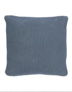 Marc O'Polo Nordic knit Smoke Blue Dekokissen 50 x 50 cm