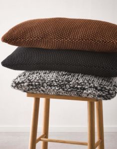 Marc O'Polo Nordic knit Toffee Brown Dekokissen 30 x 60 cm