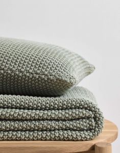 Marc O'Polo Nordic knit Garden Green Dekokissen 30 x 60 cm