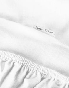 Marc O'Polo Premium Organic Jersey Weiß Spannbettlaken 140-160 x 200-220 cm