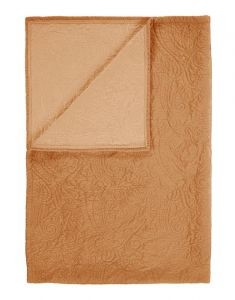 ESSENZA Roeby Leather Brown Tagesdecke 220 x 265 cm