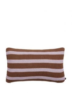 Marc O'Polo Structure knit Toffee Brown Dekokissen 30 x 50 cm