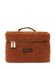 ESSENZA Tracy Teddy Leather Brown Beauty Case One Size