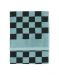 Marc O'Polo Checker Aquamarine Gästetuch 30 x 50 cm