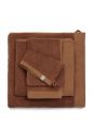 ESSENZA Connect Organic Uni Leather Brown Handtuch 50 x 100 cm