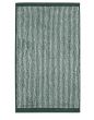 Marc O'Polo Timeless Tone Stripe Pine Green / Off White Gästetuch 30 x 50 cm