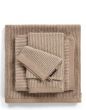 Marc O'Polo Timeless Tone Stripe Beige / Clay Waschhandschuhe 16 x 22 cm